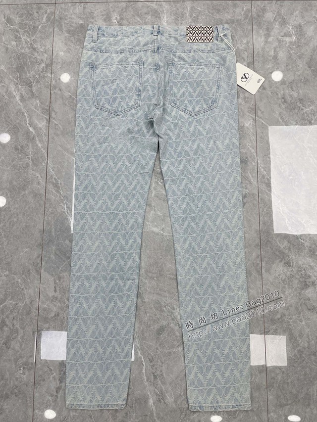 Valentino專櫃華倫天奴2023FW新款重工洗水提花牛仔褲 男女同款 tzy3075